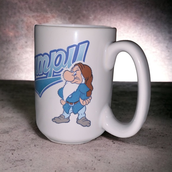 90’s Vtg Disney Store Authentic Exclusive Grumpy from Snow White & 7 Dwarfs Mug - Picture 2 of 3